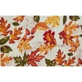 thumbnail image 3 of Saro Lifestyle Cotton Tablecloth With Embroidered Autumn Leaves 65 x 84 Rectangle, 3 of 5