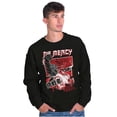 thumbnail image 5 of Kanji Street Fighter No Mercy Ryu Men's Crewneck Sweatshirt Brisco Brands S, 5 of 6