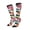 2 Black-1, variant on Women Crew Soft Moisture-wicking Socks Lantern Koi Fish Pattern Design Cotton Socks, One Size fit All
