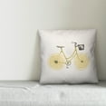 thumbnail image 3 of Creative Products Lemon Bike 18x18 Spun Poly Pillow, 3 of 3