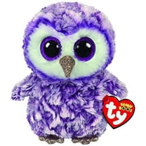 TY Beanie Boos - Moonlight The Puple Owl (Glitter Eyes) Small 6" Plush