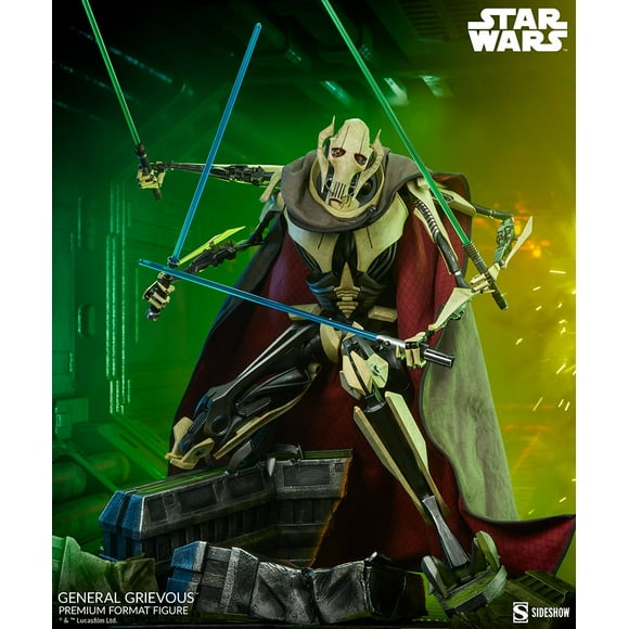 Star Wars Collectible 29 Inch Statue Figure Premium Format - General Grievous Sideshow 300260