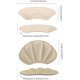 thumbnail image 2 of 8 Pairs Heel Pads Inserts for Loose Too Big Heel Inserts for Women & Men, 2 of 5