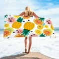 thumbnail image 1 of Microfiber Beach Towel Super Colorful Bath Towel Sandproof Beach Blanket Multi-Purpose Towel For Travel Swimming Pool 30x60 Inch, 1 of 6