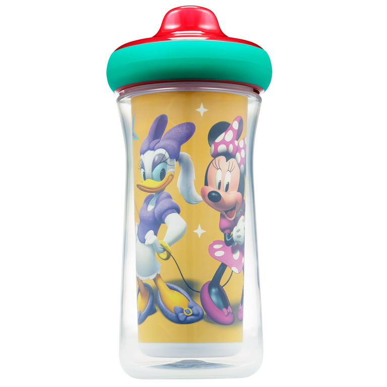 Toddler Sippy Cups for Boys and Girls, 10 Ounce Disney Sippy  Cup Pack of Two with Straw and Lid