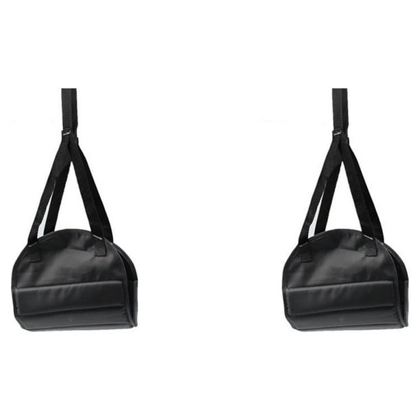 Yuarrent Reposapiés portátil viaje avión vuelo pierna hamaca soporte con bolsa de almacenamiento acolchado oficina columpio llevar tela de No.02 2Conjunto