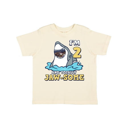 

Inktastic I m 2 and Totally Jawsome Shark Gift Toddler Boy or Toddler Girl T-Shirt