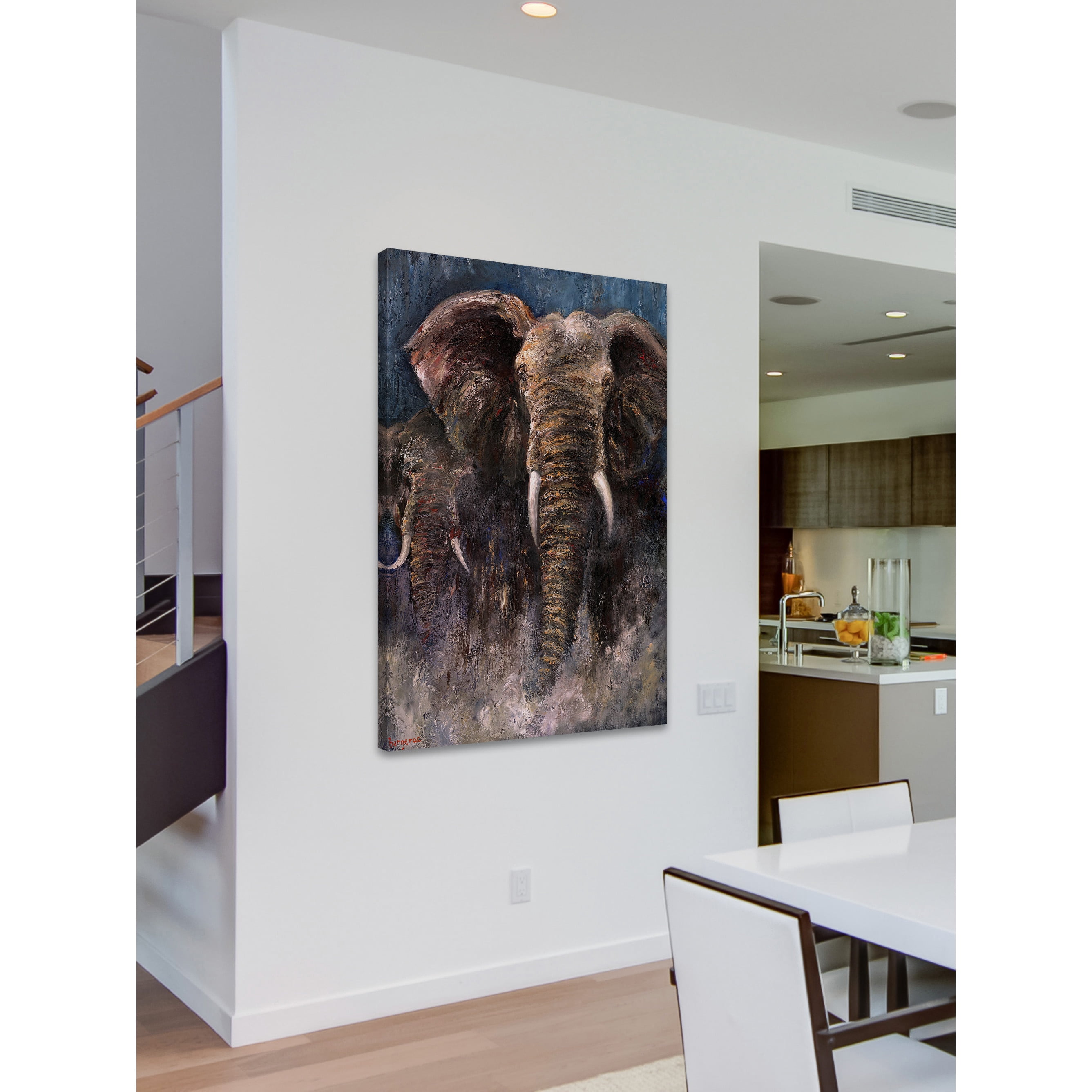 Marmont Hill "The Leader" by Bergerac Painting Print on Wrapped Canvas