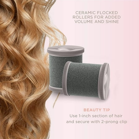 Conair - Jumbo Ionic Setter with 8 Ceramic Rollers - Champagne