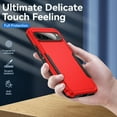 thumbnail image 5 of KOMI for Pixel 9 Pro XL Case,Google Pixel 9 Pro XL Case,with Screen Protector,[Military Grade Drop Tested] Heavy-Duty Tough Rugged Shockproof Protective Case for Google Pixel 9 Pro XL, Red, 5 of 5