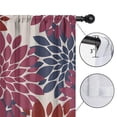 thumbnail image 4 of Blackout Kids Curtains,Red and Blue Floral Pattern Childrens Insulated Curtains Set Of 2,Bedroom Essentials,Toddler Room Decor 42x54in(106x137cm), 4 of 5