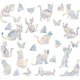 thumbnail image 1 of 28 pegatinas de arcoíris para ventana, diseño de gato, para vidrio, mariposa, vinilo decorativo, anticolisión, no adhesivas, 83 x 33 cm, 1 of 8