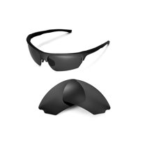 Walleva Black Polarized Replacement Lenses for Rudy Project Noyz Sunglasses