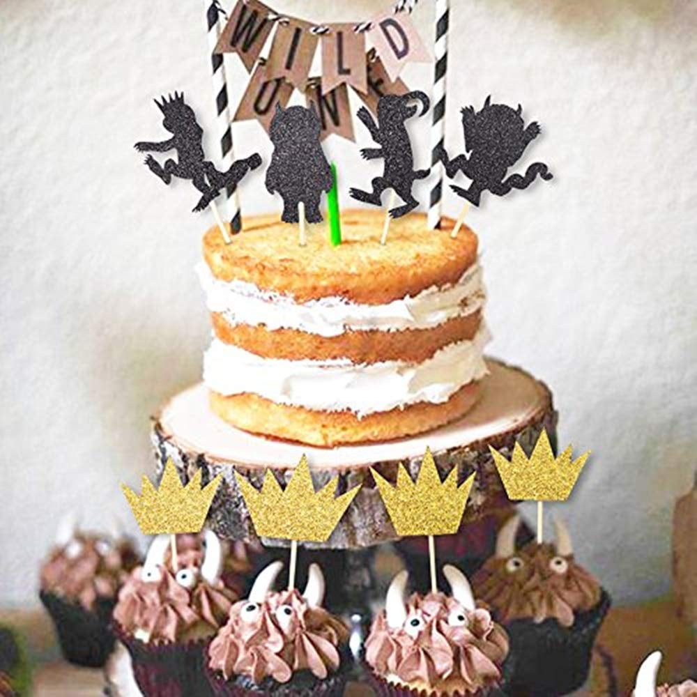 Sakolla 17 Pieces Where The Wild Things Are Inspired Cake Topper