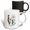 Multicolor, variant on 3drose, the Word Love, Daisy Flower Instead of the Letter O. Charming Gift, 11oz Magic Transforming Mug