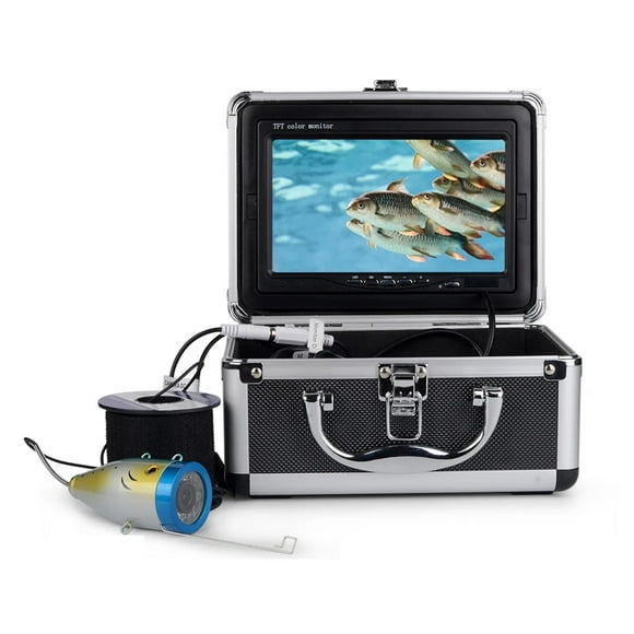 7in Monitor 30m 1080P Underwater Fishing Video Camera Fish Finder with 8G TF Card ,Easy to Use