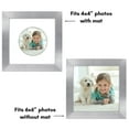 thumbnail image 3 of Americanflat 6" x 6" with Round-Shaped Mat - Silver, 3 of 9