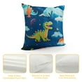 thumbnail image 4 of GOSMITH  Toddler Pillowcases Bedding Pillow Case Cover for Child,Blue Dinosaur Pillow, 4 of 5