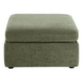 thumbnail image 5 of CHITA ottoman with storage for Living Room, Fabric Foot Rest Stool Seat, Green, 5 of 8