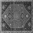 thumbnail image 1 of Ahgly Company Indoor Square Persian Gray Traditional Area Rugs, 3' Square, 1 of 1