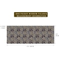 thumbnail image 2 of Paisley Vintage Kitchen Window Valance Curtain Brown Multicolor 54x18inch Short Half Bathroom Curtain Cornice Valance Farmhouse Gift Holiday Curtain Topper with Rod Pocket, 2 of 5