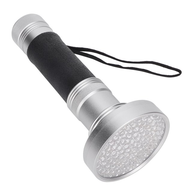 Detector de luz ultravioleta para inspección de cosméticos, mascarillas y autenticación de moneda con 100 LED de fluorescencia