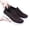 Black, variant on CAIXAI Orthopedic Dress Sneakers Women Adjustable Upper Womens Sneakers Size 8 Casual Non- Sole Low Top Walking Shoes Mesh Knitted Woven Mary Jane Flats Women Hands Free Pull-On Shoes