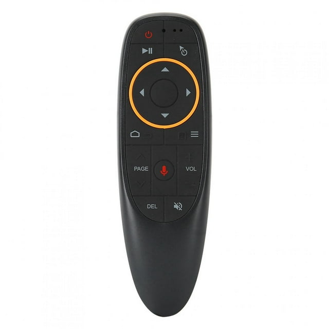 G10 Black Voice Remote Control 2.4G Air Mouse Mini teclado inalámbrico con giroscopio (2.4g Body Feeling Gyroscope Voice)