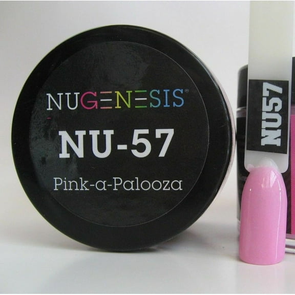 NUGENESIS Nail Color Dip Dipping Powder 1.5oz/jar - NU57 Pink-a-palooza