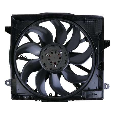 Engine Radiator Cooling Fan Assembly ABS Plastic Fits for Jeep Wrangler 2019-2022 Replace 68272755AD