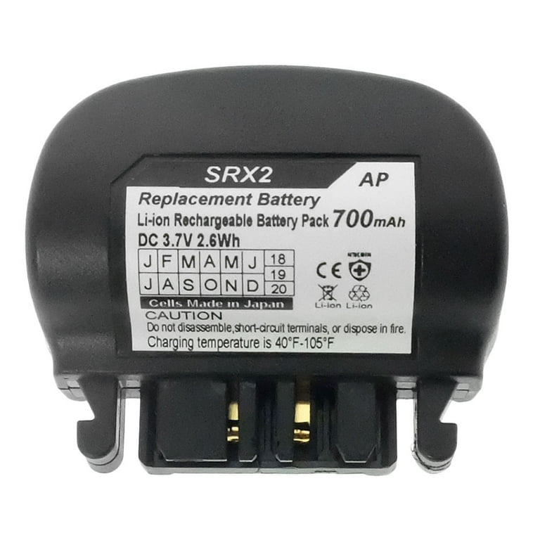 Replacement Battery for Vocollect SRX2 Wireless Headset. 700 mAh