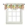 thumbnail image 2 of Oktoberfest Beer Bread Window Curtain for Living Room Christmas Kitchen Cabinet Tie-up Valance Curtain Rod Pocket, 2 of 6