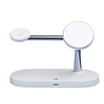 thumbnail image 3 of Seitruly Soporte de inalámbrico rápido de 15 W para 13 12Pro Max/Mini con estación de carga de luz táctil para Teléfono y Comunicación blanco, 3 of 6