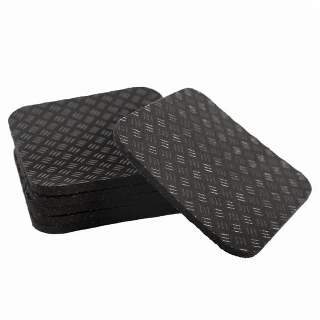 6PCS Treadmill Mat Pads,4x4x0.2inch Non-Slip Exercise Equipment Mat for Floor Protection for Treadmill, Exercise Bike