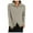 Khaki, variant on Womens Zip Up Cardigan Sweaters Collared Long Sleeve Sweaters Solid Color Fall Winter Jackets, Gray, L