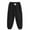 A-Black, variant on Boys Hiking Pants, Kids Windbreaker Pants Boys Fleece Lined Winter Warm Drawstring Elastic Waist Jogger Sweatpants with Pocket Cord Lock