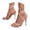 Beige, variant on Women High Heels Ankle Wrap Cross Strap Pointed Toe Slim High Heel Roman Sandals Elegant Summer Footwear ,Us Size:7