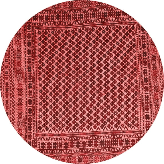 Ahgly Company Indoor Round Persian Red Traditional Area Rugs, 5' Round