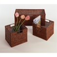 thumbnail image 2 of Pemberly Row 1 Large and 2 Small Wired Baskets in Antique Walnut, 2 of 2