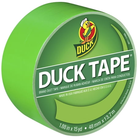 Duck Brand Neon Green Duct Tape, 6-Pack