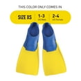 thumbnail image 2 of FINIS Long Floating Fin in Blue/Yellow, Size XS, 2 of 7