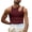 Wine, variant on Vedolay Crop Tops for Men 2023 New Men's Sleeveless Tank Tops Crewneck Solid Loose Fit Letter Print Shirt,Black M