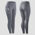 thumbnail image 2 of Pantalones de yoga para mujer talla grande - Poliéster y spandex, cintura alta, leggings de fitness para gimnasio - S-XXXL, 2 of 5