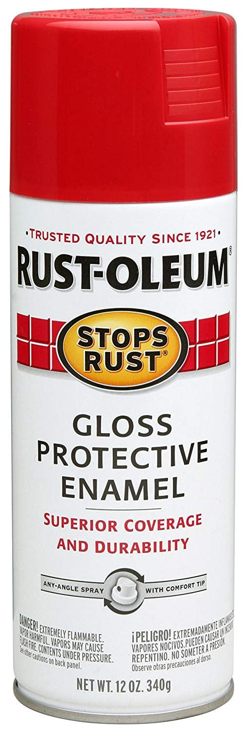 RustOleum 7762830 Stops Rust Spray Paint, 12 Ounce, Gloss