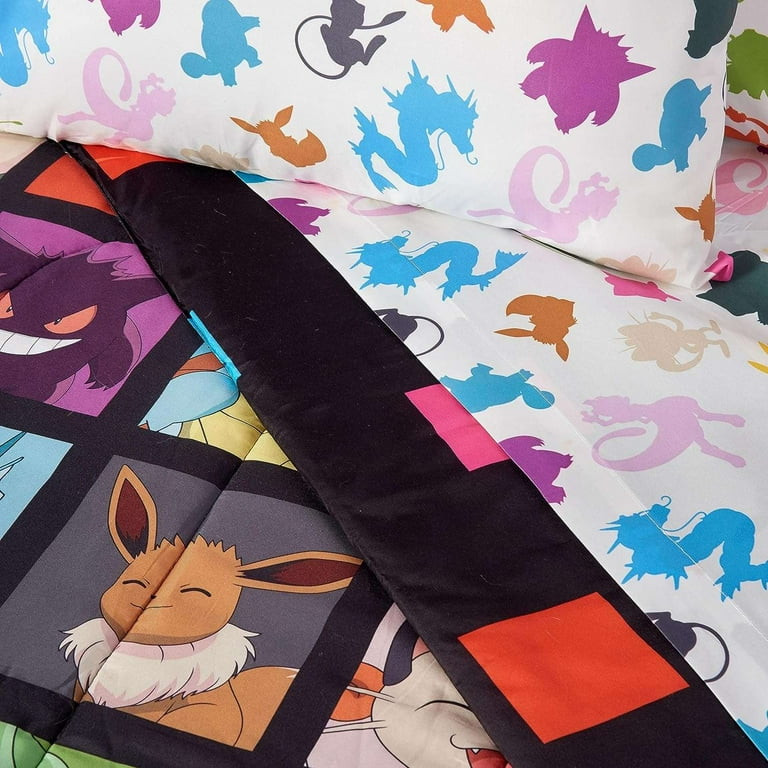 Kanto Favorites Pokemon Bed Sheets Twin Pikachu Pokemon Twin Bed