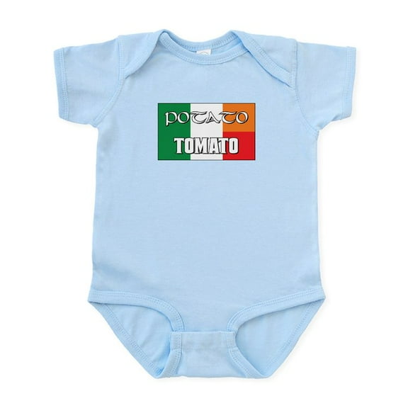 CafePress - Potato Tomato Irish Italian Infant Bodysuit - Baby Light Bodysuit, Size Newborn - 24 Months