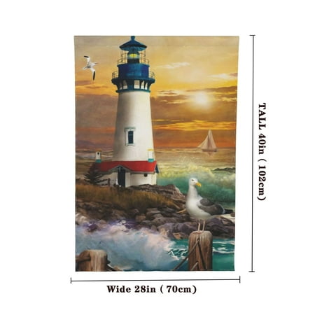 1pc Garden Flag Sunset Lighthouse Summer House Flag Nautical Briarwood Lane 12.5X18/28x40 INCH 1pc Garden Flag Sunset Lighthouse Summer House Flag Nautical Briarwood Lane 12.5X18/28x40 INCH Item id:TC04304 Fabric Type:Polyester Recommended Uses For Product:Garden 1pc Garden Flag Sunset Lighthouse Summer House Nautical Briarwood Lane Style 1 28 x40