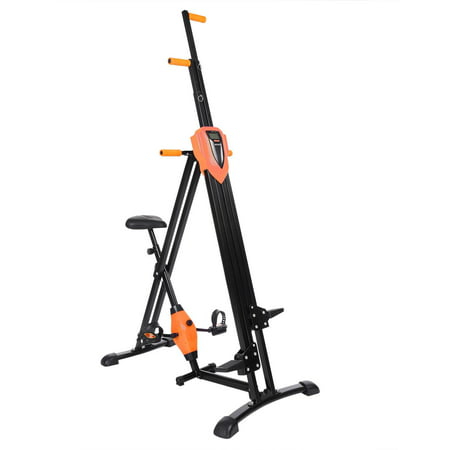Foldable Vertical Climber Machine 2 In 1 Exercise Fitness Folding Climbing Machine Stair Cardio Fitness Gym
