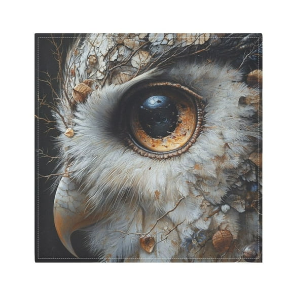 WOBOGO Eagle's Head Cloth Napkins 1 Piece Soft Elegant Touch Durable Absorbent Quick Drying for Elegant Dining