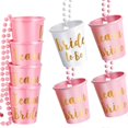 thumbnail image 3 of 10pcs Bead Chain Cups Comfortable To Wear Portable Lightweight Exquisite Craftsmanship Wear-resistant Gift Long Lasting Bride To Be Chain Cup Ornament, 3 of 4